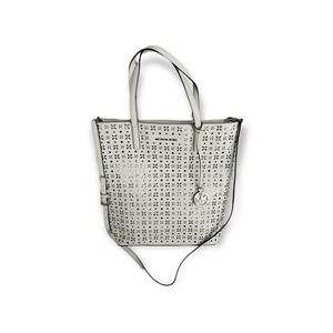 Michael Kors 👜 Large White and Silver Tote